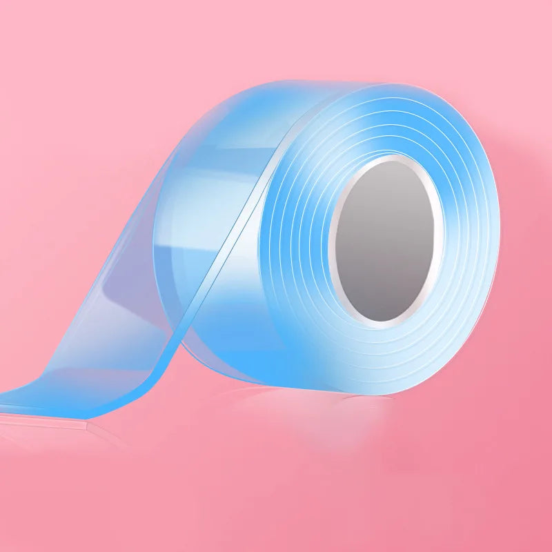 DIY Blowing Bubble Nano Tape Double Sided Nanoglue Tape Adhesive Waterproof DIY Crafts Tape Children Toys Kids Decompression Toy