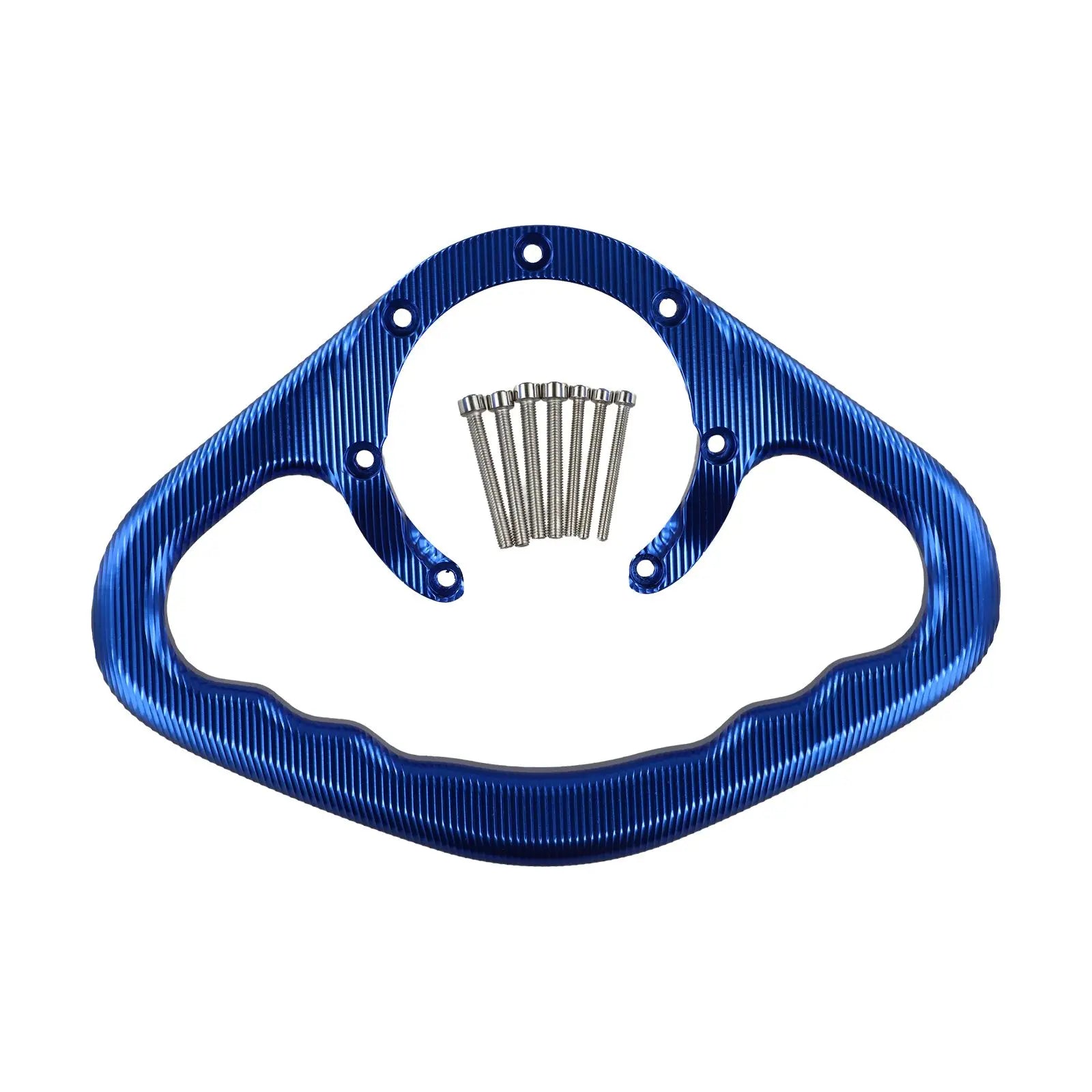 CNC Aluminum Grip Handle Bar Grips Anti-slip Performance Fuel Tank Installation Grip Grooves For Honda Motorcycles