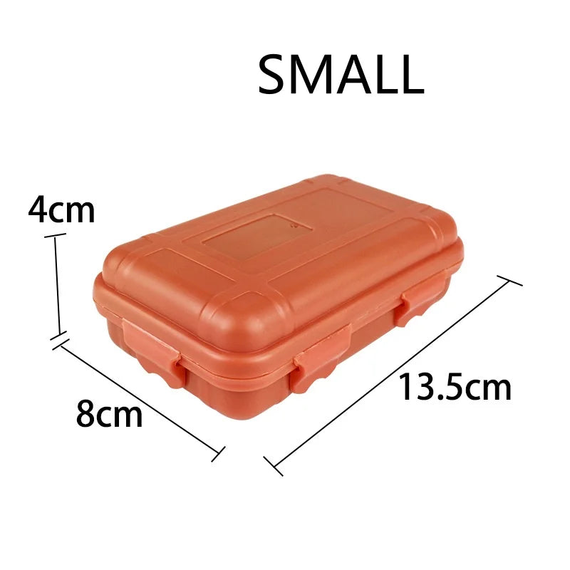 Outdoor Waterproof Survival Sealed Box | Dustproof Shockproof Plastic EDC Tools | Storage Container Case Holder