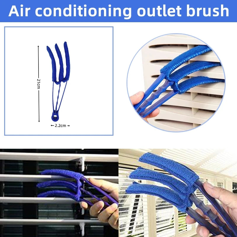 New Car Detailing Brush Set The Ultimate Auto Cleaning Kit for Vents Gaps Maintenance Car Air Outlet Detail Clearance Brush
