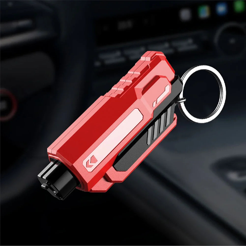 Car Portable Safety Window Breaker Hammer Emergency Escape Rescue Tool Break Glass with Seatbelt Multi-Function Safety Device