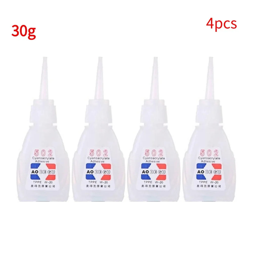 8g/30g Super Glue Instant Adhesive Strong Adhesion Best Repair 502 Fast Multipurpose Agent Strong shoe Glue 1/2/3/4/5/10pcs