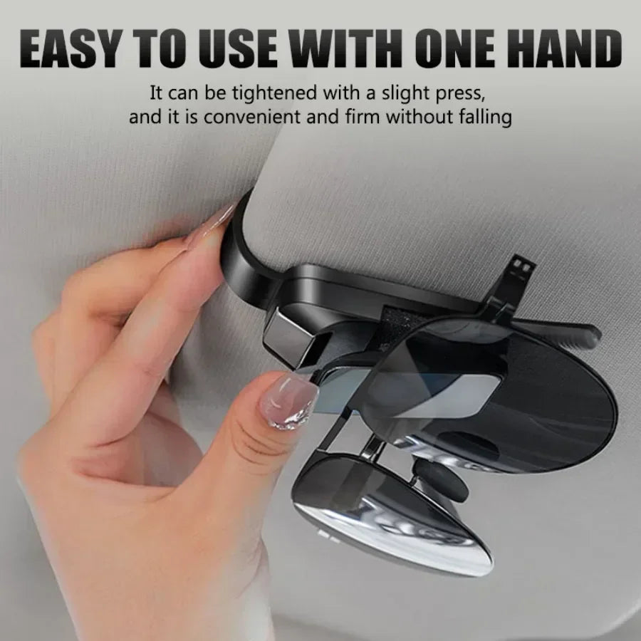 1pcs car glasses holder-car interior sun visor sunglasses storage arrangement, multi-function holder for all cars.