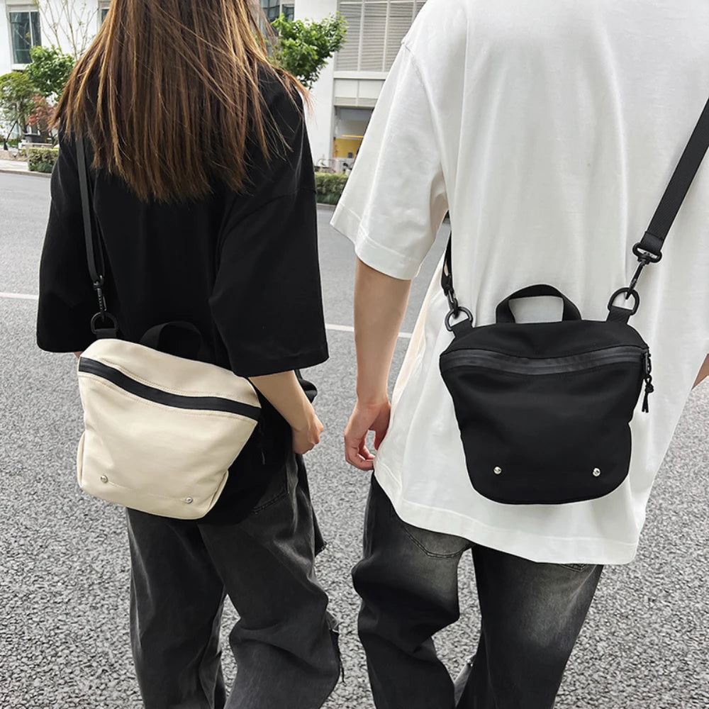 Japan and South Korea Bag Trendy Nylon Phone Bag Waterproof Shoulder Bag Casual Student Crossbody Bag Satchel Women Bag