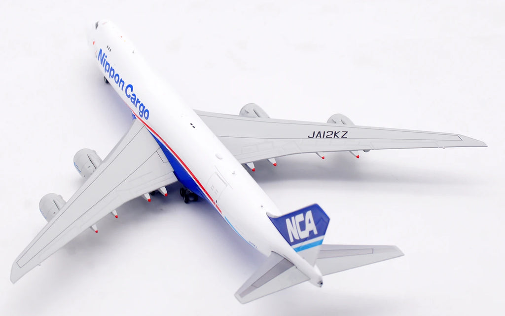 B632101 Alloy Collectible Plane Gift HX Models 1:400 Nippon Cargo Boeing B747-8F Diecast Aircraft Jet Model JA12KZ