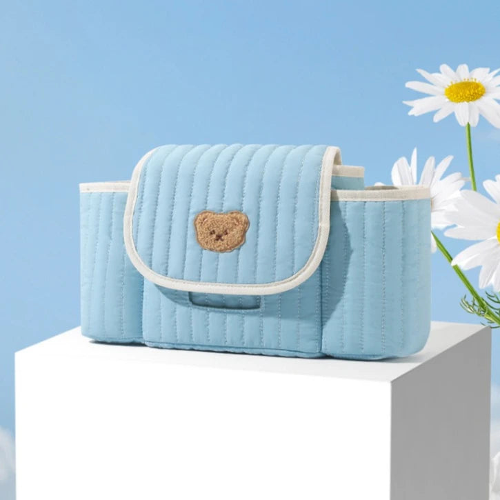 Bear Baby Diaper Bag Newborn Milk Bottle Holder Bags Mummy Storage Bag for Baby Stuff Collection Stroller Accessories Baby Care