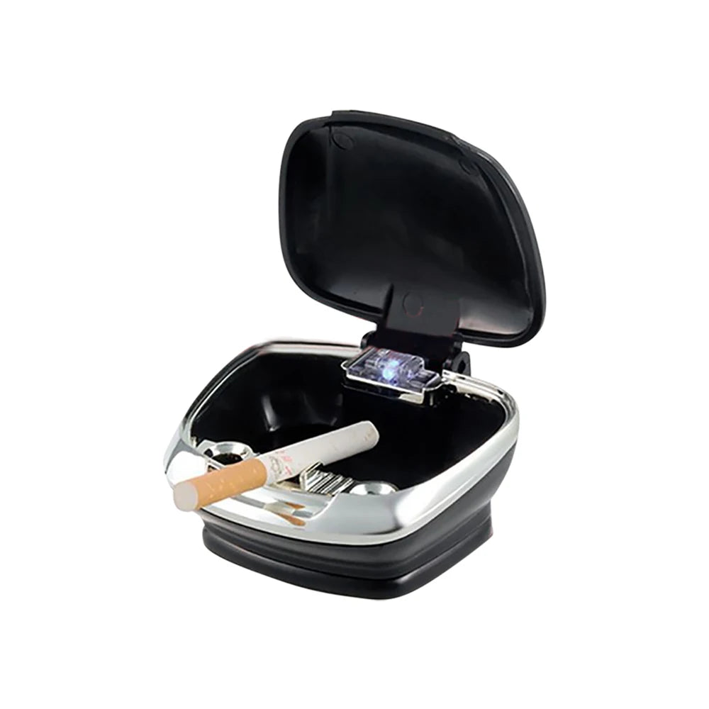 Portable Auto Car Truck LED Cigarette Smoke car Ashtray Cigarette Lighter Blue LED Light Smokeless Ashtray Cigarette Holder
