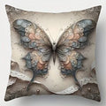 Home decoration exquisite butterfly Double-sided Printed pillow cover Short plush Suitable living room sofas throw cushion cover