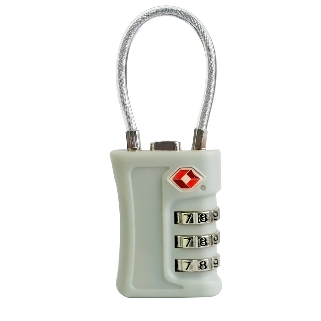 TSA Customs Lock 3 Digits Travel Password Changeable Lock Digital Lock Zinc Alloy Suitcase Luggage Anti-theft Lock for Airplane