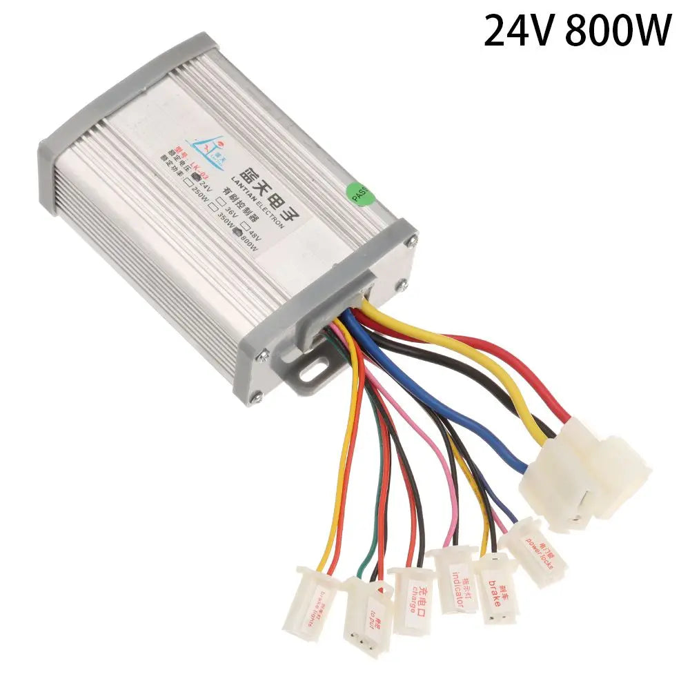 E-bike Accessories 24V/36V/48V Electric Bicycle Parts Bicycle Controller Brushed Controller Electric Bike Motor