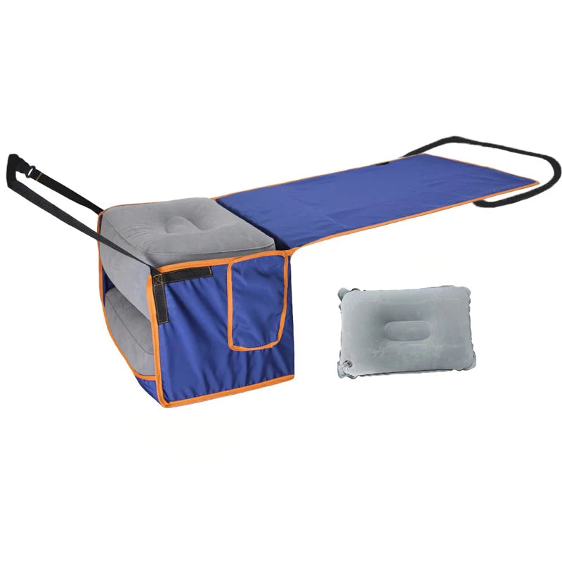 Inflatable Pillow Travel Sleeping Bed For Kids Baby Adult Airplane High-speed Railway Car Sleep Accessories Five Colour Choose