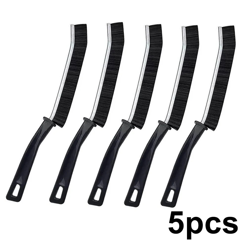 AUTBORIGHT Curved Car Gap Cleaning Brush Ultra Thin Scratch-Free Nylon Bristles for Auto Interior Air Vent Door Track Detailing