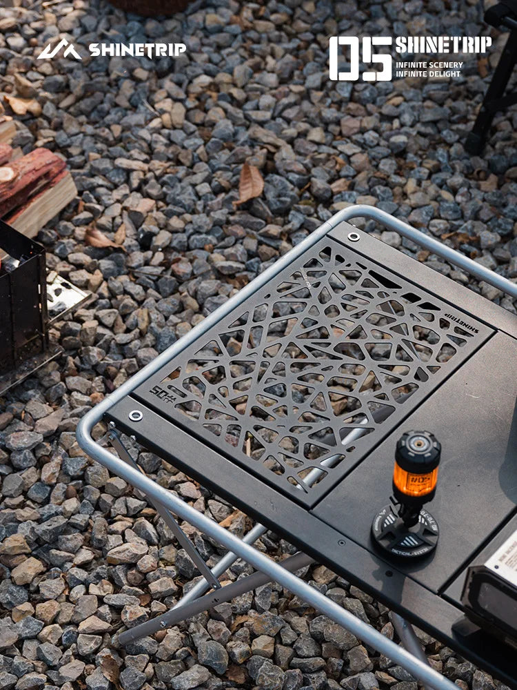 ShineTrip Stainless Steel IGT Modular Insert Panel—DIY Tactical-Style Expansion With Ambient Appeal