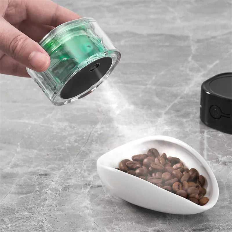 JUSTINLAU Coffee Bean Sprayer Nano Electric Anti-Static& Anti-flying Spray Bottles Magnetic Base Rechargeable Coffee Lover Gift