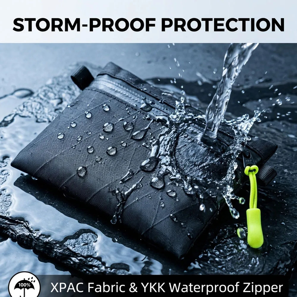 Mini Wallet XPAC Ultralight – Waterproof EDC Pouch Card Case Travel Organizer / Mini portefeuille XPAC ultra-léger – Pochette imperméable EDC organisateur voyage