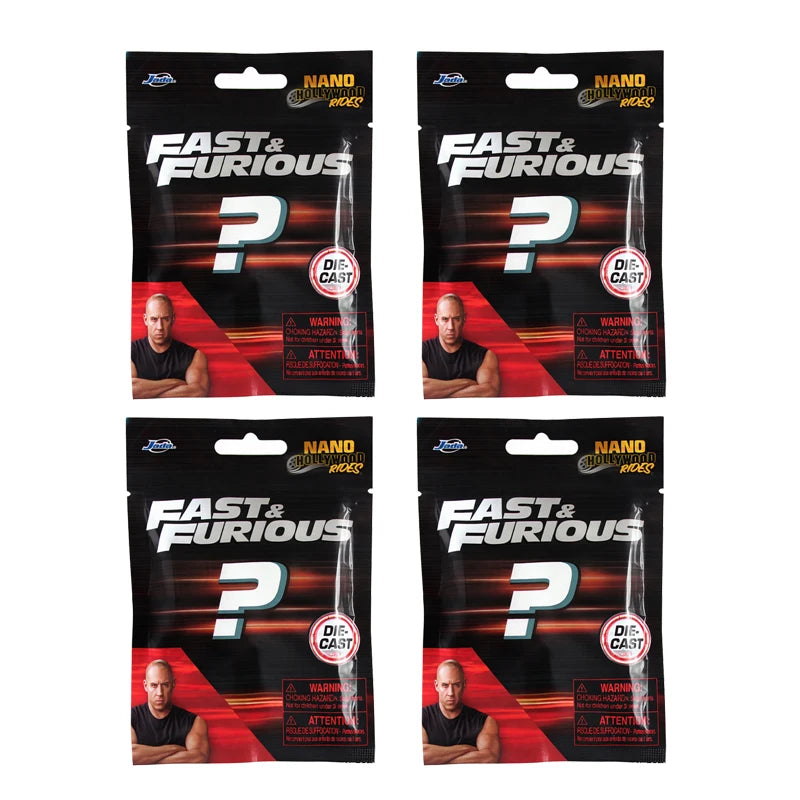 JADA 1:128 Nano Blind Bags W1 Diecast Model Car 1.65" The Fast and the Furious Random Mini Cars JD35404
