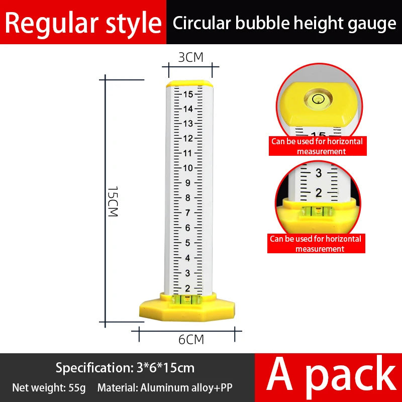 Light Steel Keel Leveling Artifact Ceiling Leveling Special Ruler Equal Height Ruler Gradienter Stick Wall Lay Floor Tiles Tool
