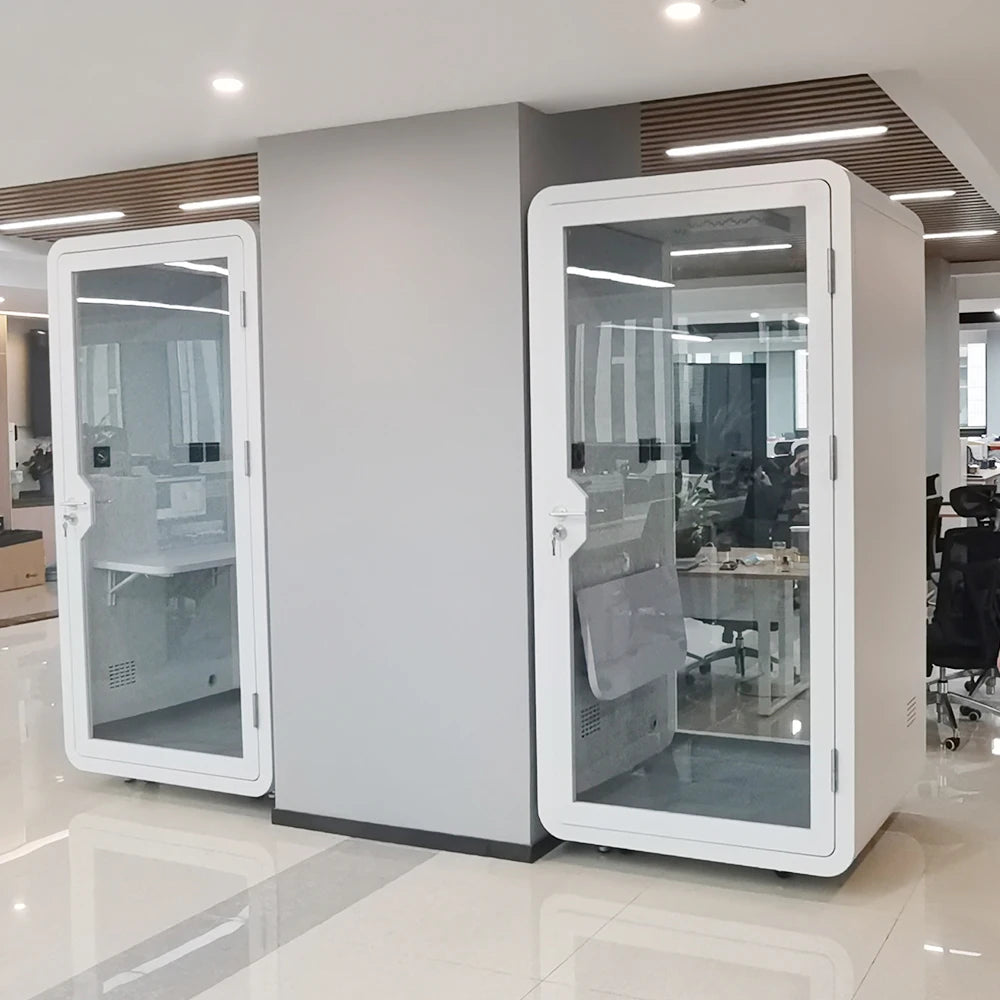Modular Enclosure Private Workspaces Mobile soundproof room Silent Booth Interview Pod for Company Employees Use Space