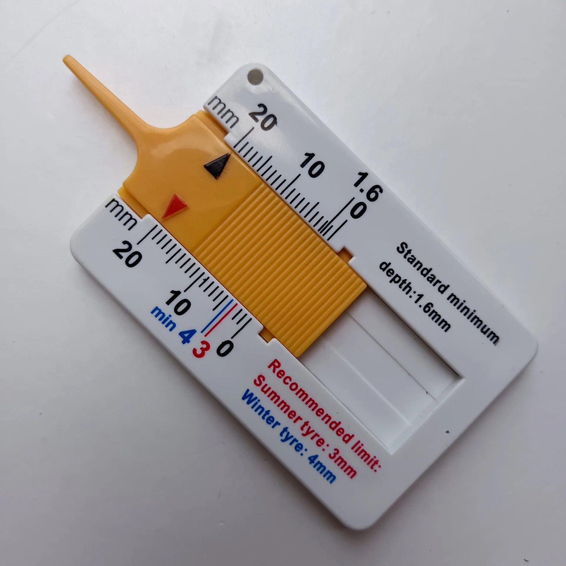 Digital Depth Gauge Caliper Tread Depth Gauge LCD Tire Tread Gauge For Car Tire 0-25mm Measurer Tool Caliper Repair Tools