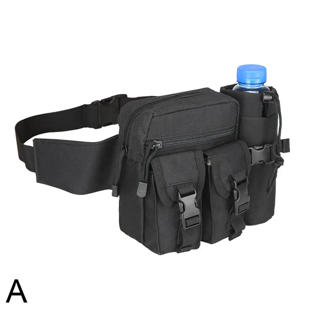 New Tactical Waist Bag Waterproof Nylon Men Fanny Pack Hiking Outdoor Camping Shoulder Bum Belt Sport Chest Bags 2025