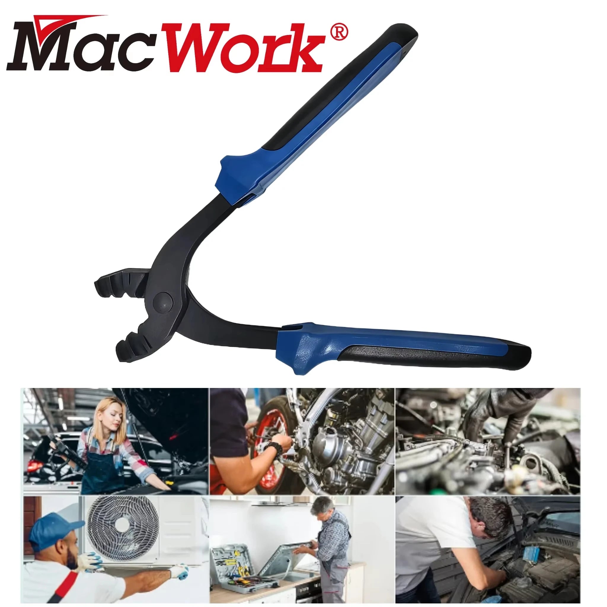 9-Inch Brake Line Bender Pliers, Brake Line Bending Tool, 1/4" & 3/16" Bender Pliers, Suitable for Bending Brake Lines
