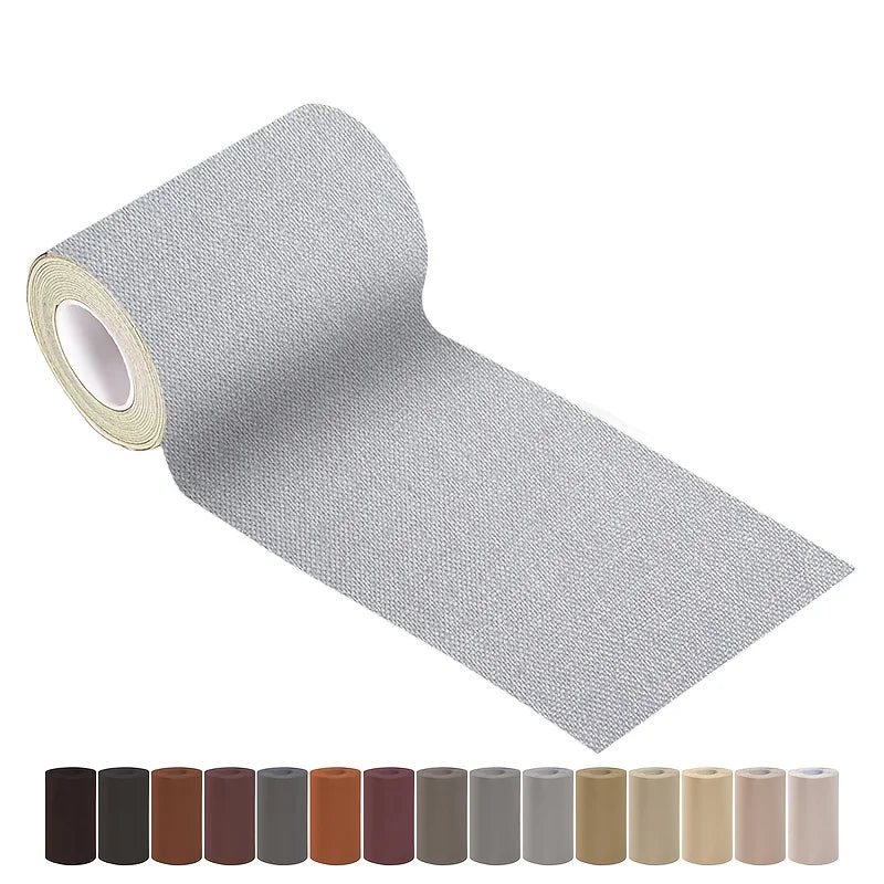 Self Adhesive Linen Repair Tape 7.6x152cm Waterproof Linen Repair Patches for Linen Materials Furniture Tents Sofas Clothing