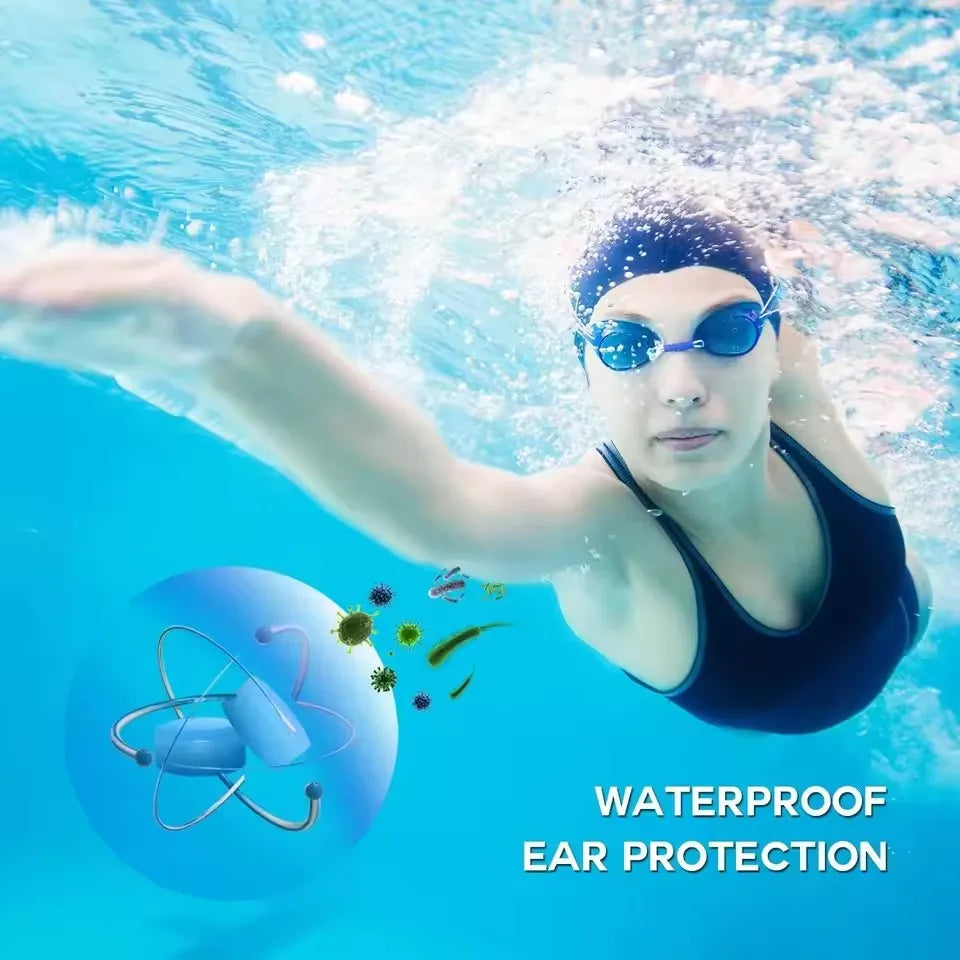 Soft Silicone Earplugs Wax Ear Plugs Reusable Noise Cancelling Gel Ear Plugs Waterproof Earbuds for Sleeping Flying Swimming