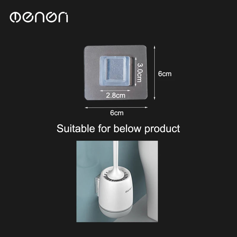 Mengni Adhesive Sticker for Toothbrush Holder Towel Rack Bathroom Kitchen Shelf Nail Free Strong Glue for Wall Non Punch Patch