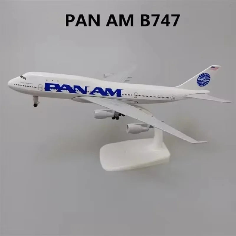 Aircraft Model 1:400 20CM B747 Scale Series Of Diecast Miniature Aviation Kid Xmas Gift Toy Airplanes Decoration