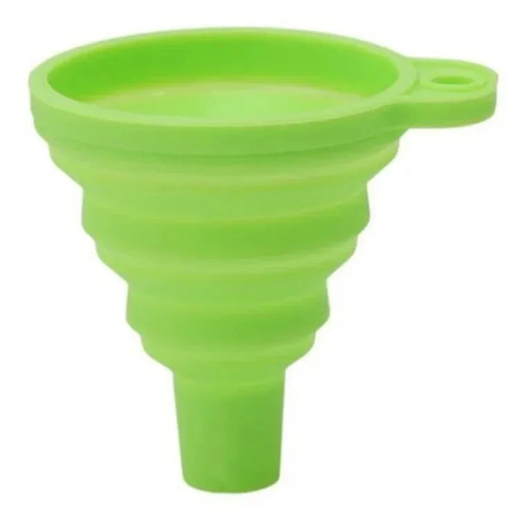 Silicone Collapsible Foldable Funnel Household Kitchen Cooking Tools Portable Wine Mini Portable Oil Pot Funnel