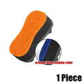 1pc Auto Accessories Car Body Dust Remove Three Layers Cleaning Sponge Color Random Wheel Tire Detailing Waxing Washing Tool