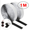1-10M Strong Self Adhesive Hook and Loop Tape Heavy Duty Sticky Back Nylon Velcros Fastener Strip for Car, Home Office DIY Craft