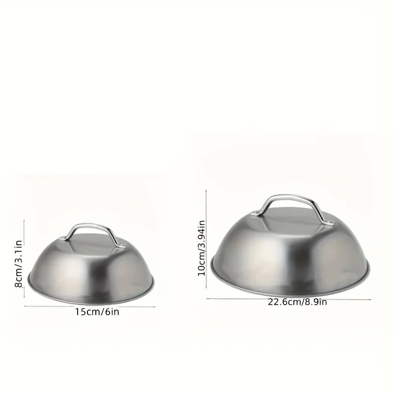 Barbecue Tool Barbecue Cover, Stainless Steel Oven Dome Cover, Outdoor Camping Picnic Cooking Accessories