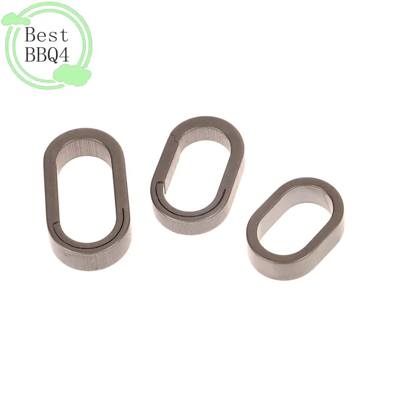 (BBQ4)Titanium Alloy Mini Key Ring Connection Buckle Universal Joint Auxiliary Ring Connection Bayonet Ring Personality