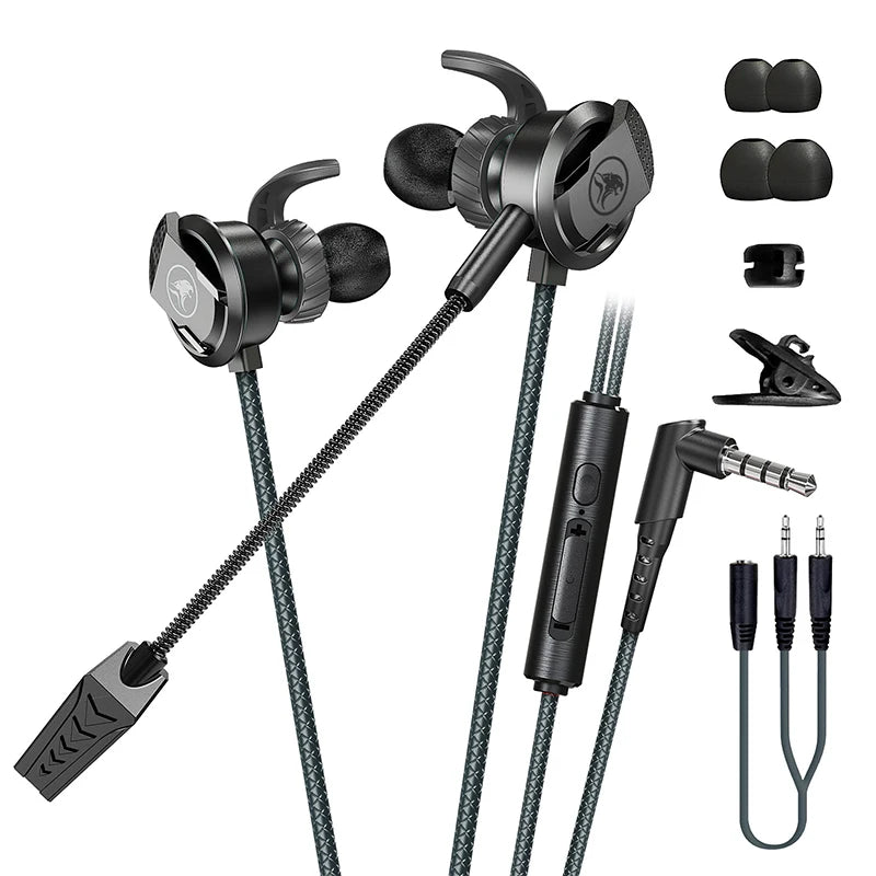 PLEXTONE RX3 Pro gaming earphones in ear phone 3.5mm Type-C with microphone, esports PUBG, wired earplugs for sound recognitio
