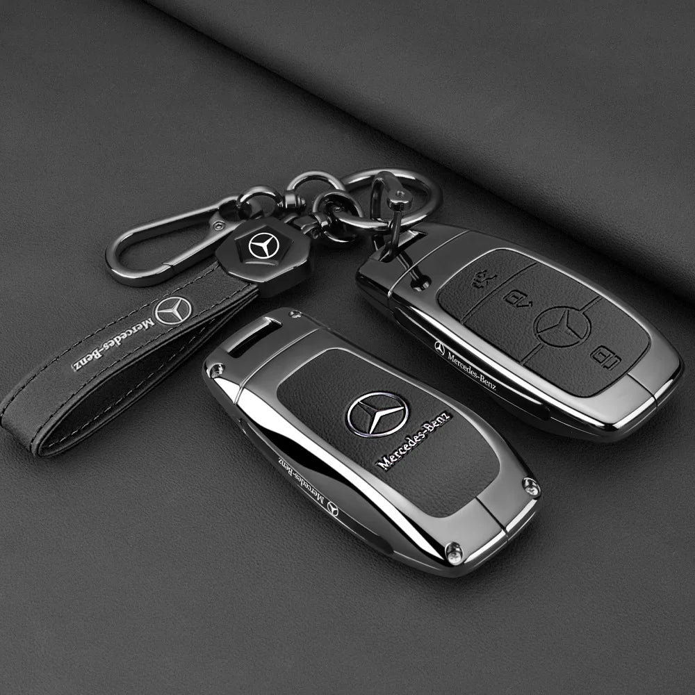 Car Smart Remote Key Case Cover For Mercedes Benz AMG A C E S G Class GLC CLE CLA GLB GLS W177 W205 W213 W222 X167 Accessories