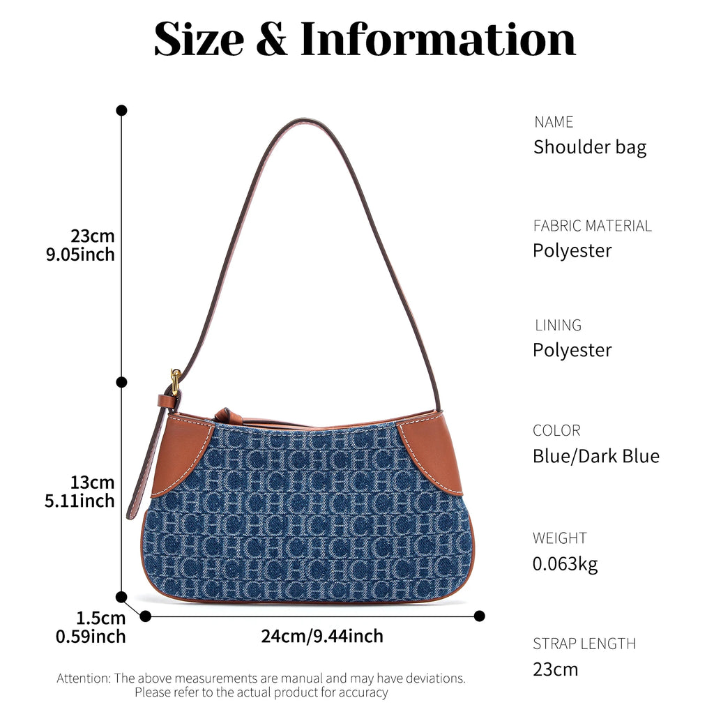 CHCH Women's Handbag Summer New Portable Phone Bag Women's Party Bag Cowboy Handbag