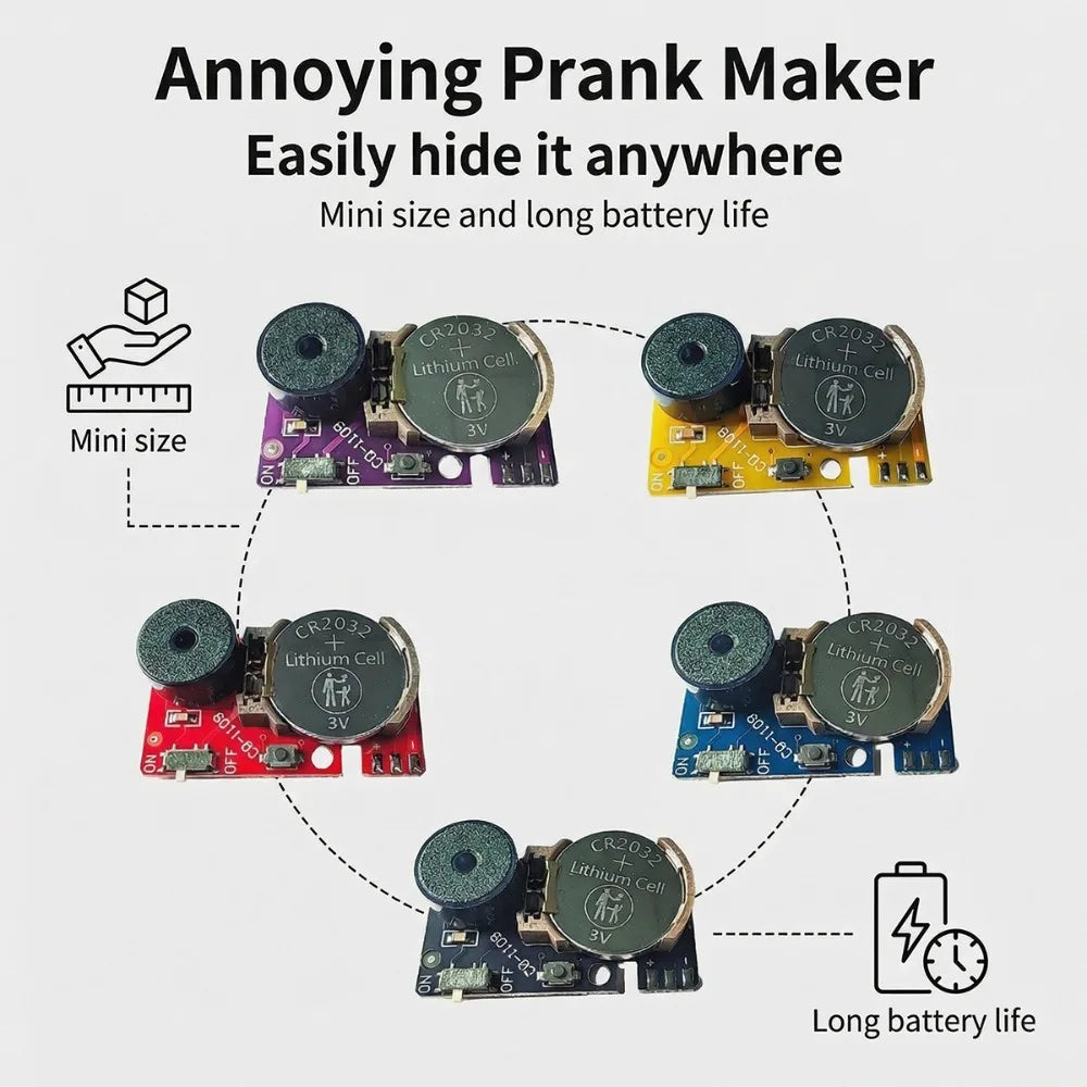 Amusing Hidden Cricket Noise Maker for Office Home Prank Gadget Fun Portable Jokes April Fool's Day Toy