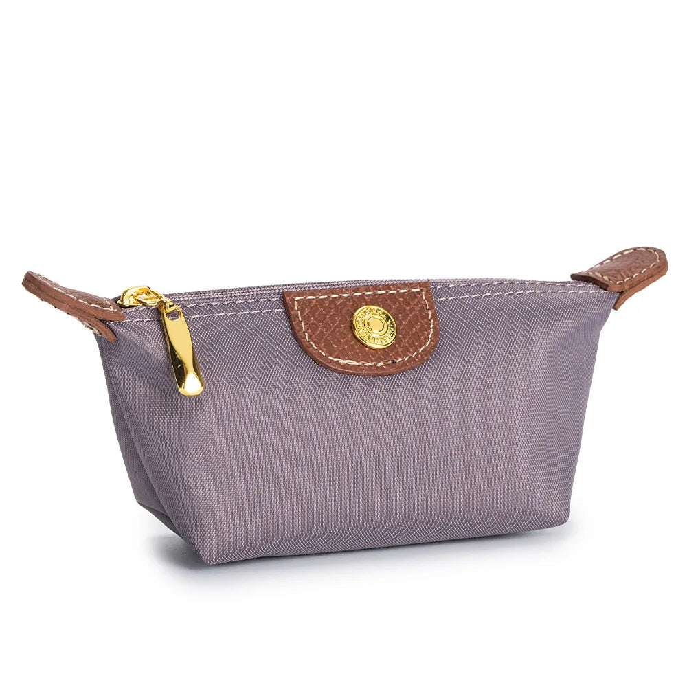 Mini Dumpling Coin Purse Fashion Nylon Makeup Bag Lightweight Portable Lipstick Earphone Storage Case Ins Style Women's Wallet