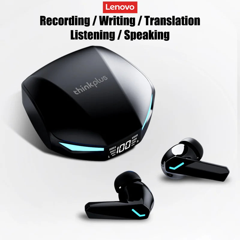New Lenovo XT53 AI Bluetooth V5.4 Earphones Multiple Languages Translation Headphones Deep Bass Sound With HD Calls Work Earbuds