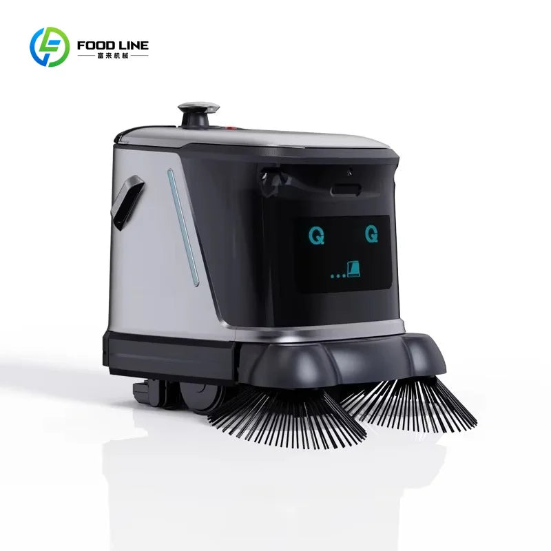 Cleaning Robot AI Powered Commercial Floor Cleaning Robot with Intelligent Path Planning Auto Recharge for Restaurant Customized
