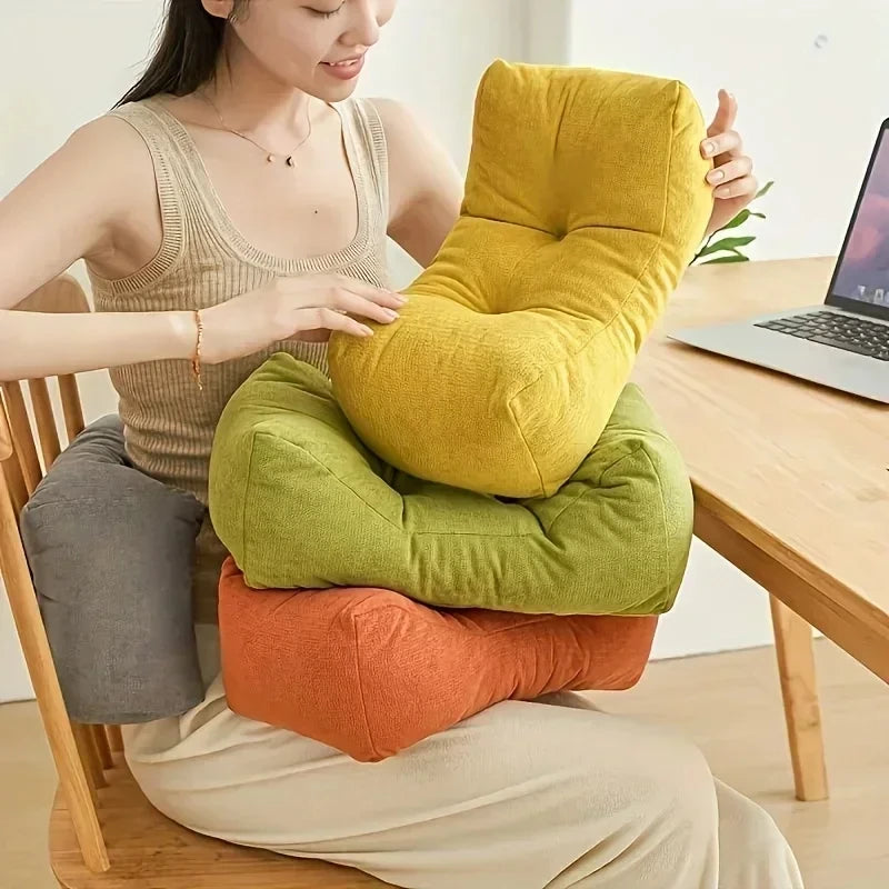 Thickened Lumbar Support Pillow Space Themed Chenille Polyester Filling Multi-Functional Office Chair Home Decor Back Cushion