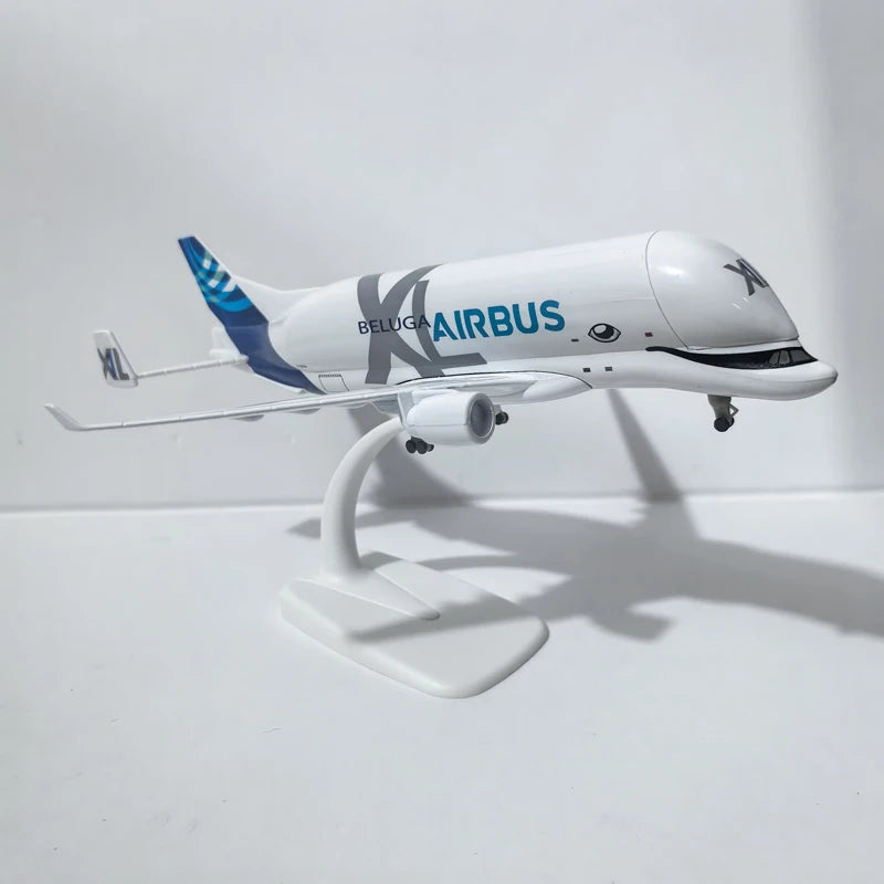 JASON TUTU 20CM Diecast Metal Planes BELUGA AIR BUS Plane Airplane Model Aircraft Model Collect Gifts