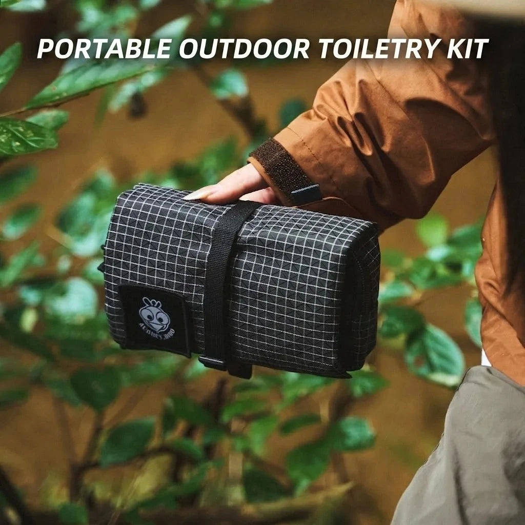 Portable Travel Toiletry Bag Waterproof Storage Bag Hangable for Hiking and Short-trip Travel Skincare