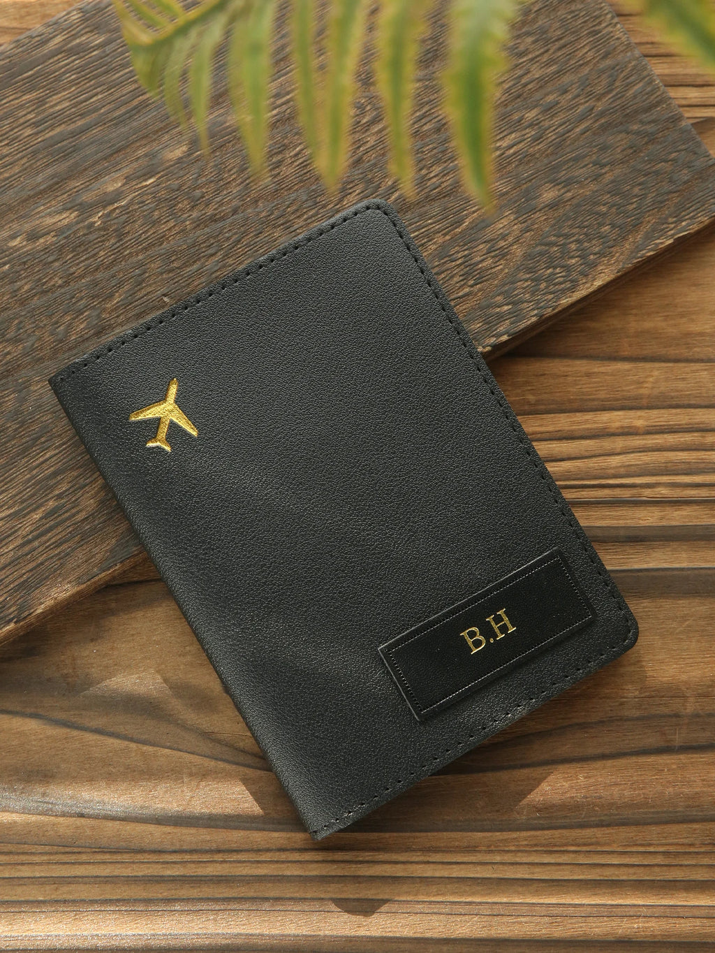 Custom Hot Stamping Name Passport Cover Minimalist Leather Passport Holder Personalized Travel Document Case, Unique Travel Gi