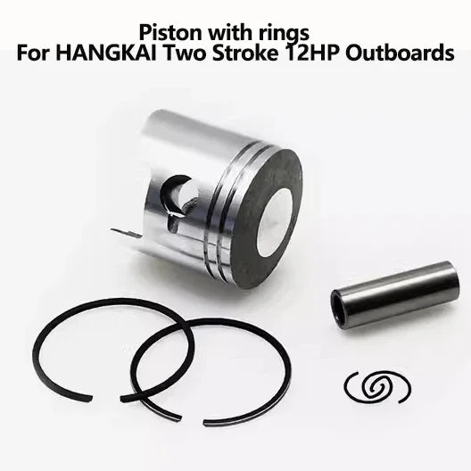HANGAKI Outboard Motor Parts for 2-Stroke 12 HP Outboards Accessory Marine Engine Throttle Cable Propeller Spark Plug Gear