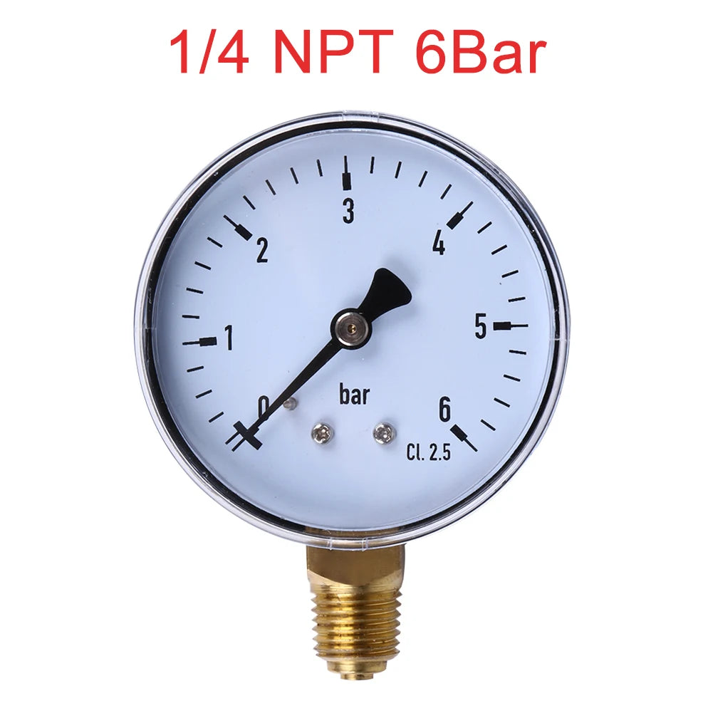 3500/200 PSI Pressure Gauge Dial Digital Pressure 0-14 Bar Vacuum Manometer 3/4 NPT for Water Pump Air Gas Water Fuel Liquid