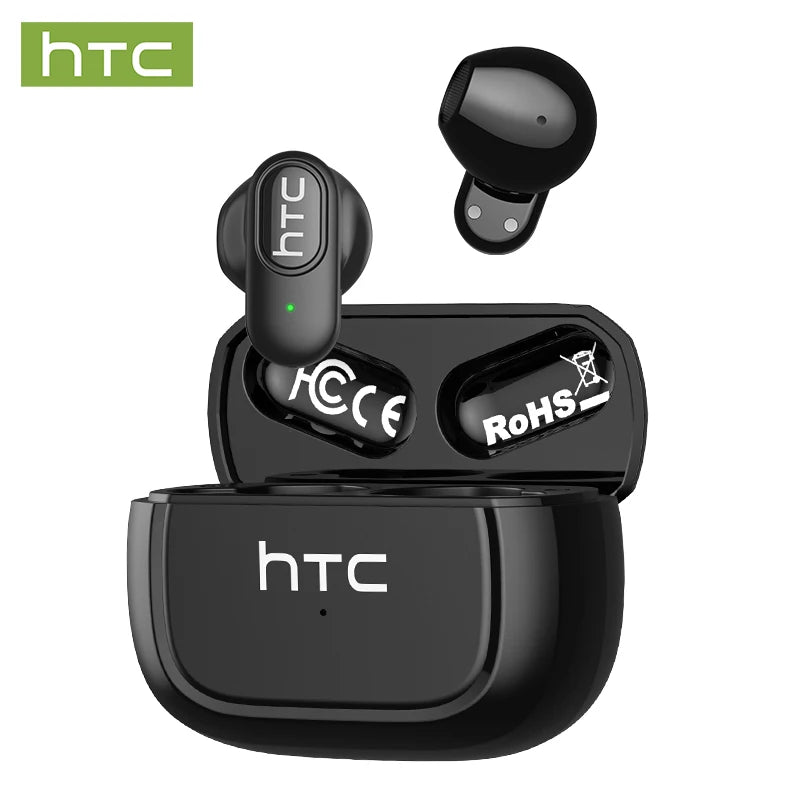 Auriculares Traductor DeIdioma 2026 Surround Sound HTC NE51 AI Translation Earbuds In-Ear Sport Secure Fit for Running Gym