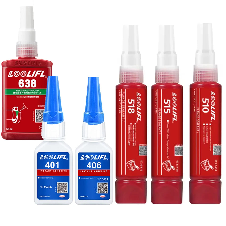 Loctite 638 Threadlocker 518 515 510 Screw Glue 401 406 Super Glue - Industrial Strength Adhesive for Hardware