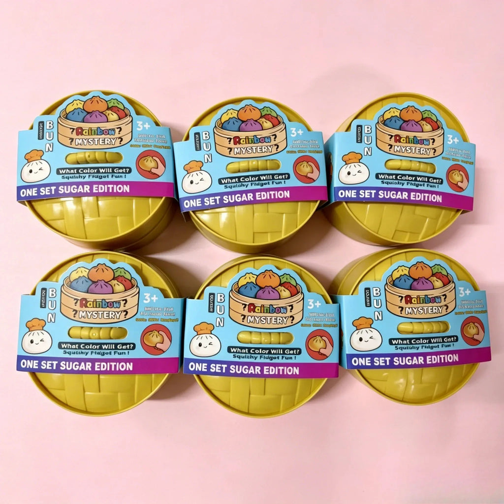 Juguete antiestrés de presión con forma de dumpling, bonito y colorido, de levantamiento lento, para niños y adultos, regalo ant